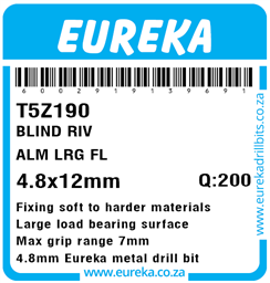 T5Z190 - Rivet Large Flange -T5Z190_Label_T